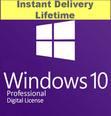 Windows 10 Pro Lifetime Digital Product Key license 32 / 64 Bit